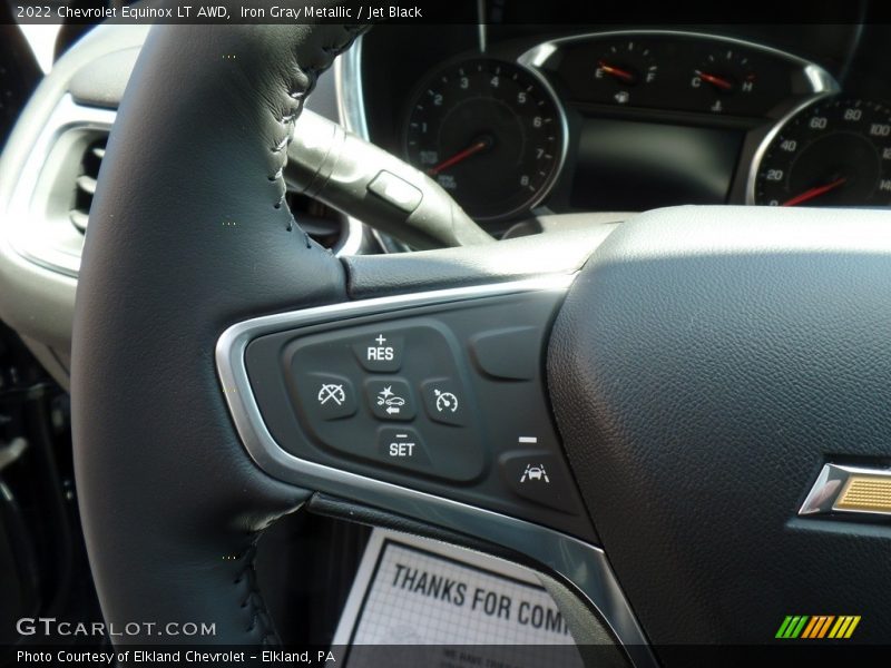 Iron Gray Metallic / Jet Black 2022 Chevrolet Equinox LT AWD