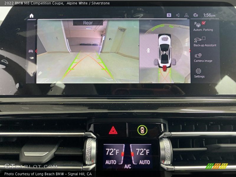 Navigation of 2022 M8 Competition Coupe