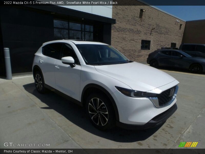 Snowflake White Pearl Mica / Black 2022 Mazda CX-5 S Premium Plus AWD