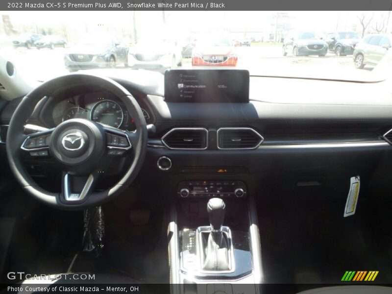 Snowflake White Pearl Mica / Black 2022 Mazda CX-5 S Premium Plus AWD