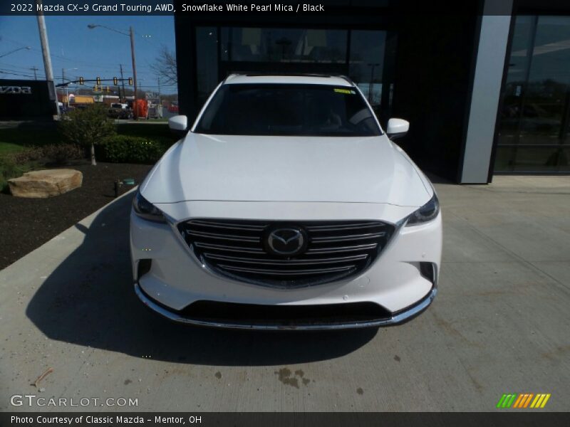 Snowflake White Pearl Mica / Black 2022 Mazda CX-9 Grand Touring AWD