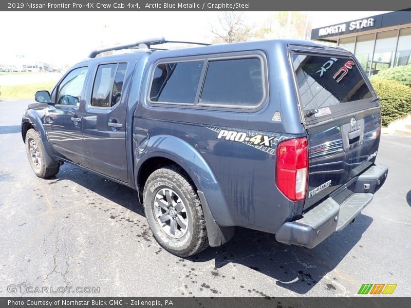 Arctic Blue Metallic / Graphite/Steel 2019 Nissan Frontier Pro-4X Crew Cab 4x4