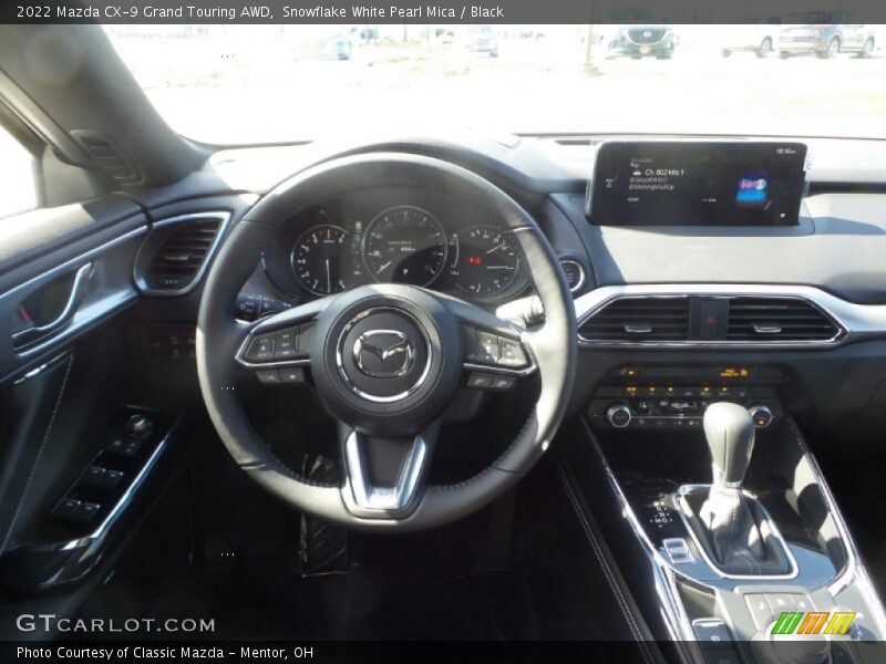 Snowflake White Pearl Mica / Black 2022 Mazda CX-9 Grand Touring AWD