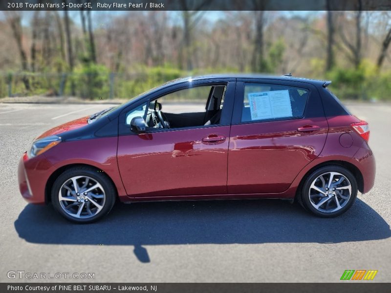  2018 Yaris 5-Door SE Ruby Flare Pearl