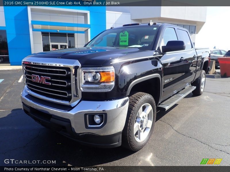 Onyx Black / Jet Black 2016 GMC Sierra 2500HD SLE Crew Cab 4x4