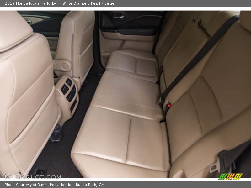 White Diamond Pearl / Beige 2019 Honda Ridgeline RTL-T