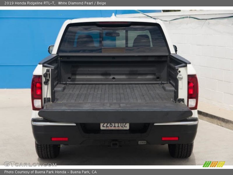 White Diamond Pearl / Beige 2019 Honda Ridgeline RTL-T