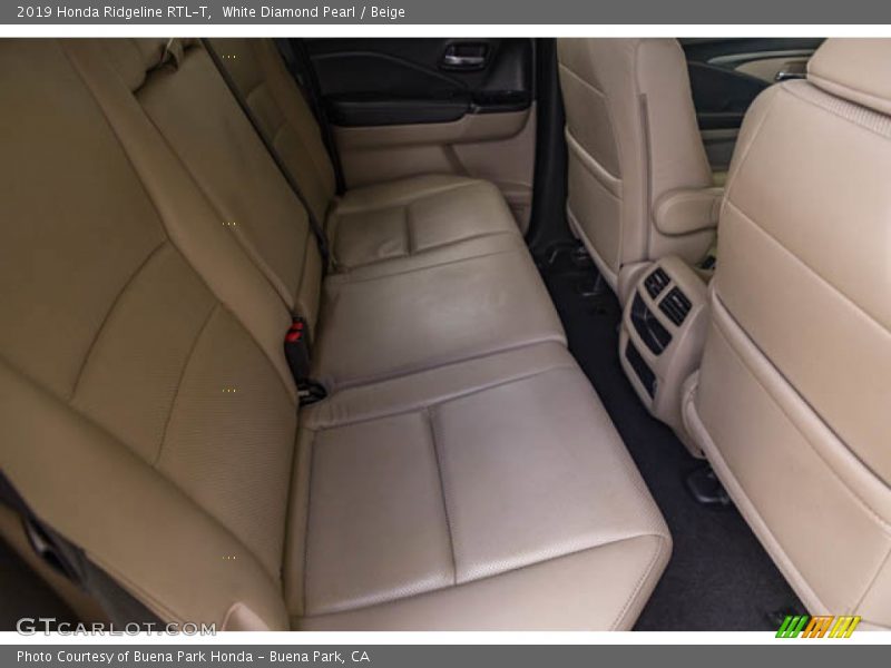 White Diamond Pearl / Beige 2019 Honda Ridgeline RTL-T