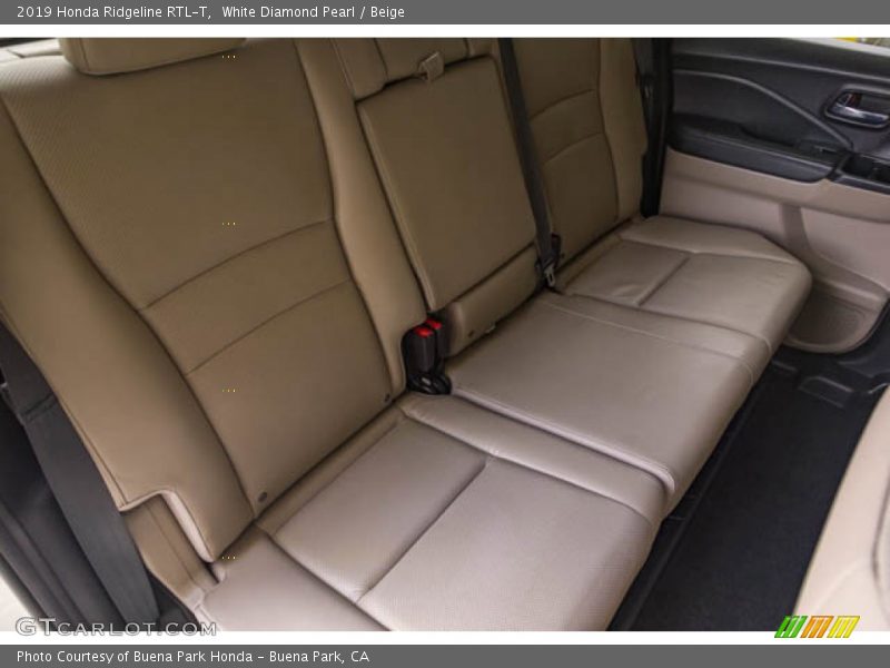 White Diamond Pearl / Beige 2019 Honda Ridgeline RTL-T