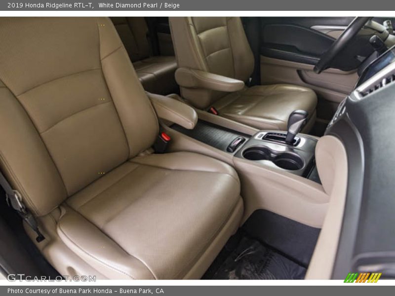 White Diamond Pearl / Beige 2019 Honda Ridgeline RTL-T