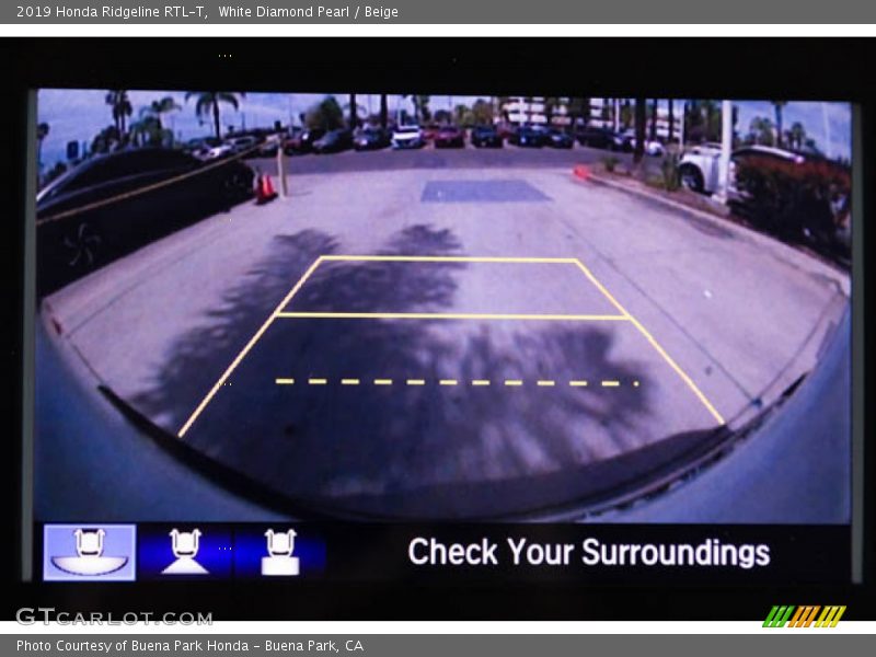 White Diamond Pearl / Beige 2019 Honda Ridgeline RTL-T