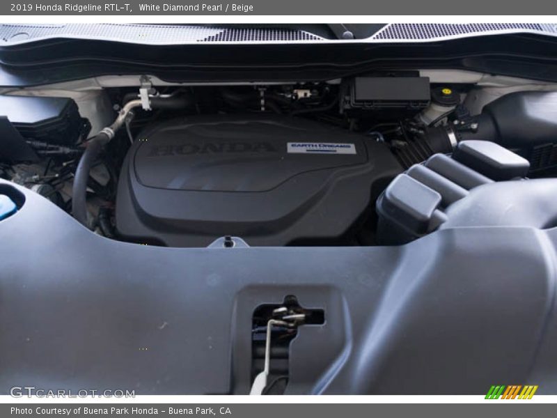 White Diamond Pearl / Beige 2019 Honda Ridgeline RTL-T