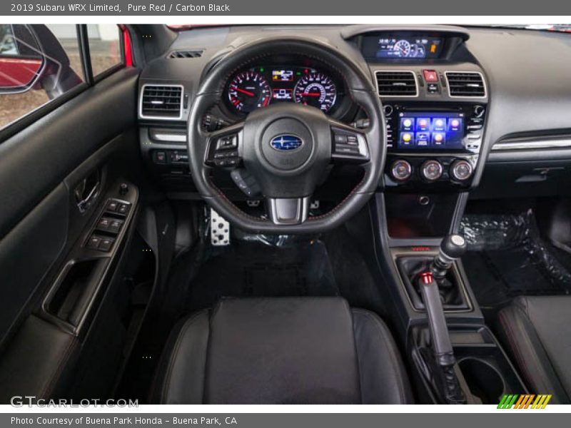 Pure Red / Carbon Black 2019 Subaru WRX Limited