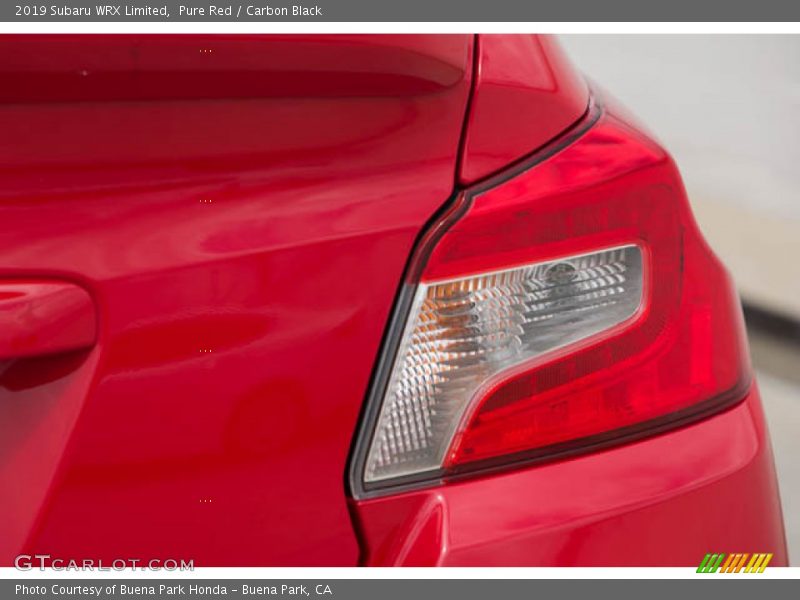 Pure Red / Carbon Black 2019 Subaru WRX Limited