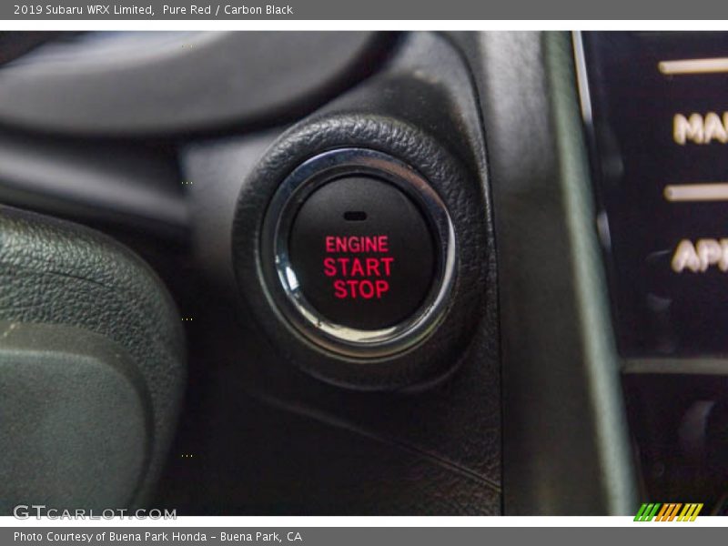 Pure Red / Carbon Black 2019 Subaru WRX Limited