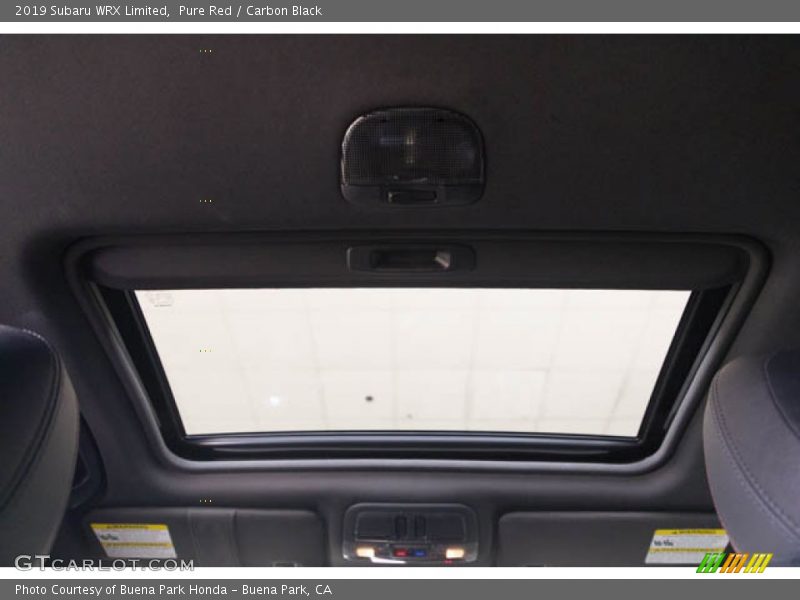 Pure Red / Carbon Black 2019 Subaru WRX Limited