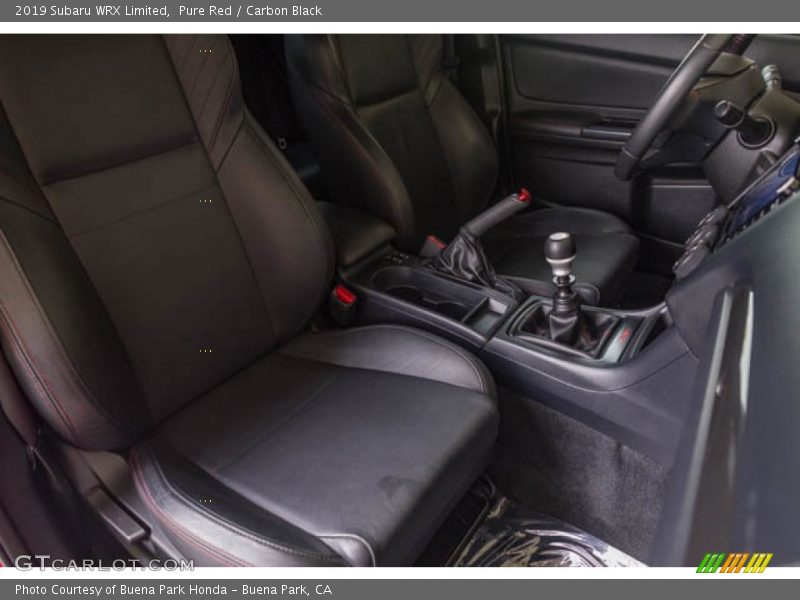 Pure Red / Carbon Black 2019 Subaru WRX Limited