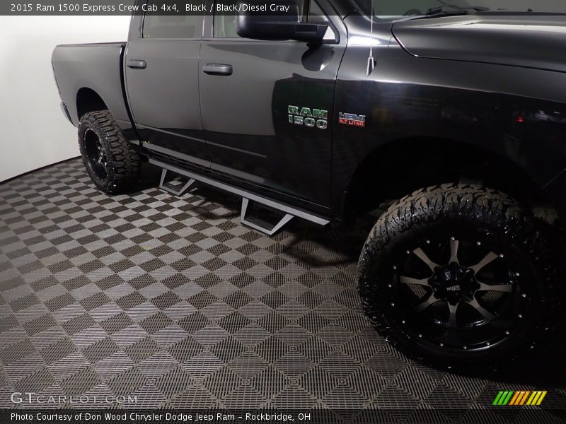Black / Black/Diesel Gray 2015 Ram 1500 Express Crew Cab 4x4