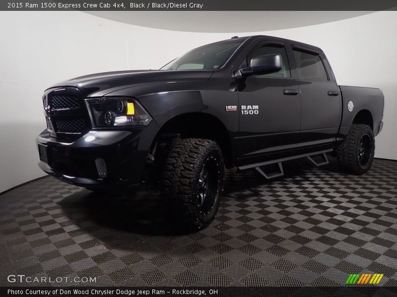 Black / Black/Diesel Gray 2015 Ram 1500 Express Crew Cab 4x4