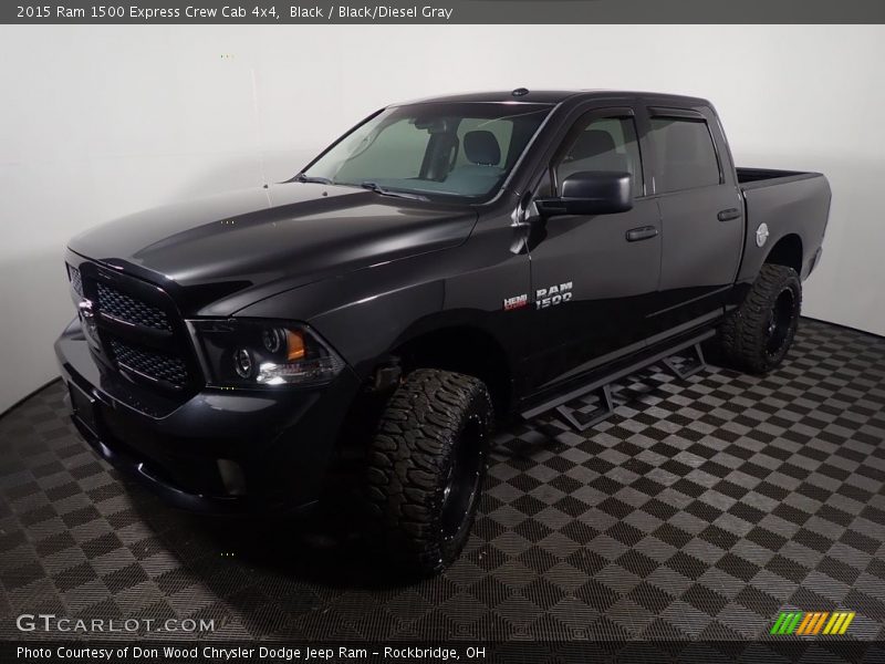 Black / Black/Diesel Gray 2015 Ram 1500 Express Crew Cab 4x4