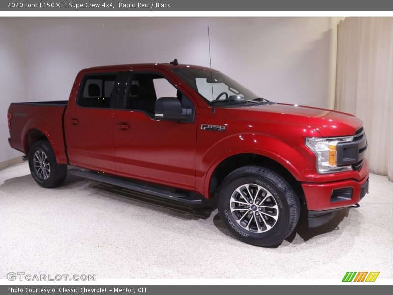 Rapid Red / Black 2020 Ford F150 XLT SuperCrew 4x4