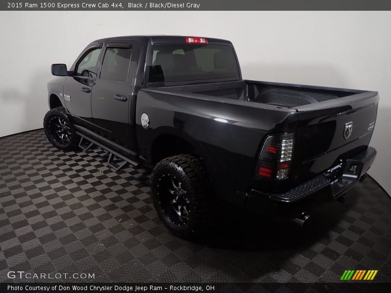 Black / Black/Diesel Gray 2015 Ram 1500 Express Crew Cab 4x4