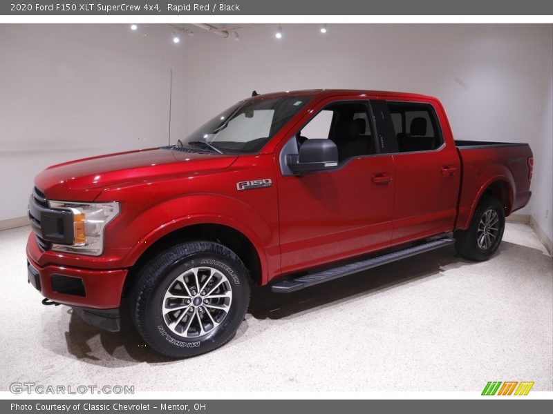 Rapid Red / Black 2020 Ford F150 XLT SuperCrew 4x4