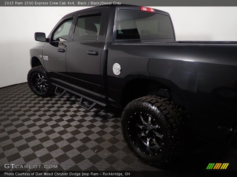 Black / Black/Diesel Gray 2015 Ram 1500 Express Crew Cab 4x4