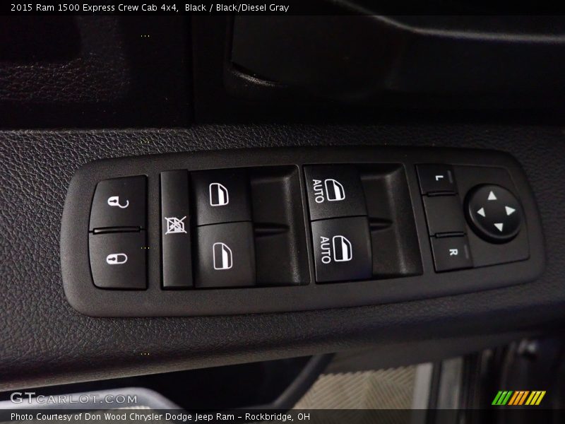 Black / Black/Diesel Gray 2015 Ram 1500 Express Crew Cab 4x4