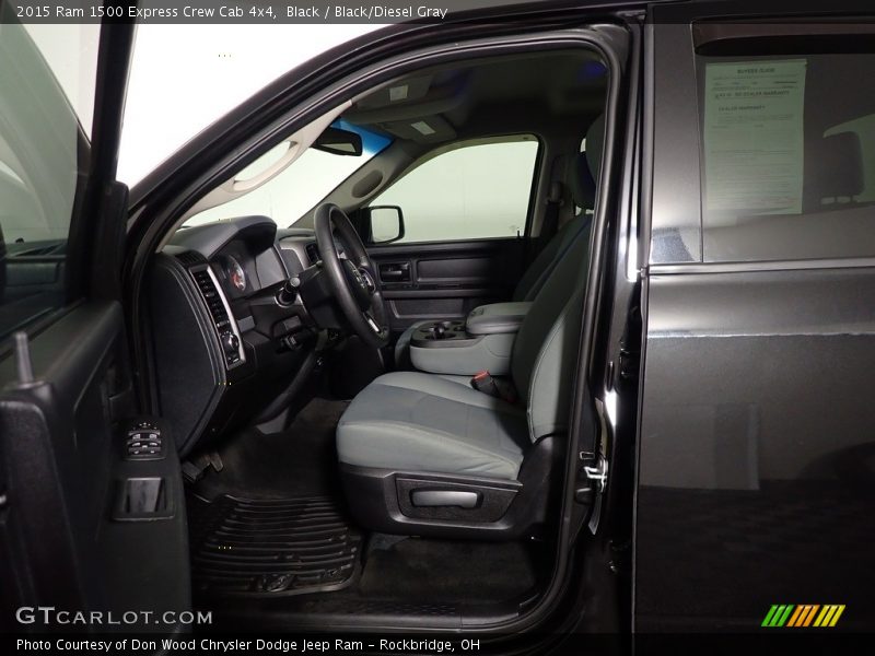 Black / Black/Diesel Gray 2015 Ram 1500 Express Crew Cab 4x4