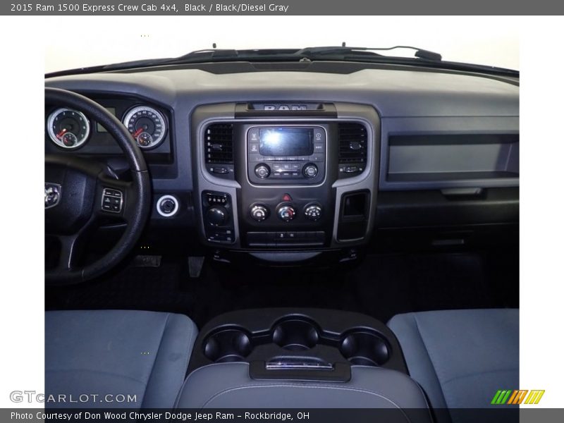 Black / Black/Diesel Gray 2015 Ram 1500 Express Crew Cab 4x4
