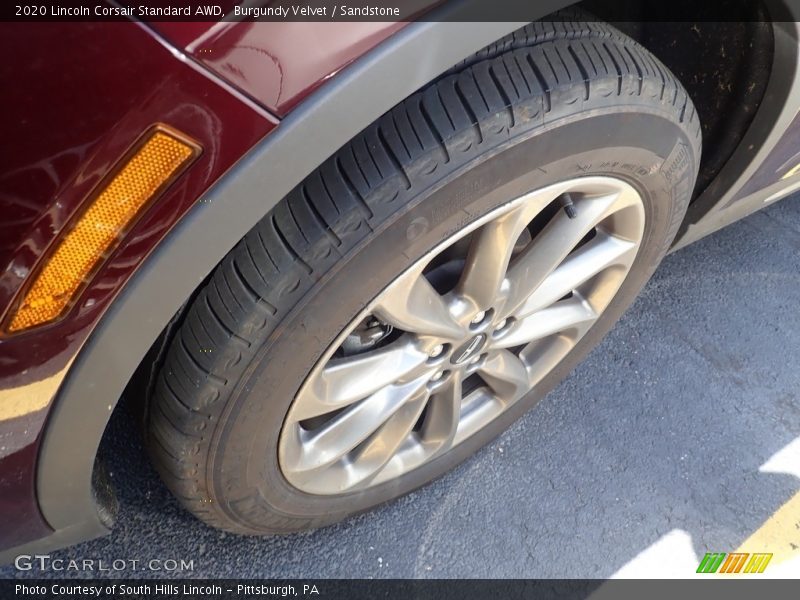 Burgundy Velvet / Sandstone 2020 Lincoln Corsair Standard AWD