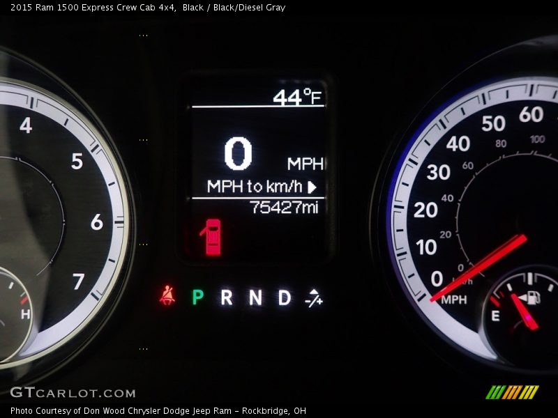 Black / Black/Diesel Gray 2015 Ram 1500 Express Crew Cab 4x4