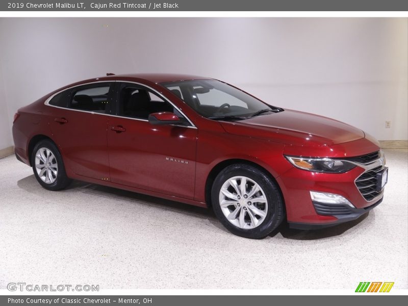 Cajun Red Tintcoat / Jet Black 2019 Chevrolet Malibu LT
