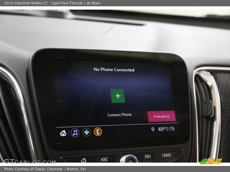 Cajun Red Tintcoat / Jet Black 2019 Chevrolet Malibu LT