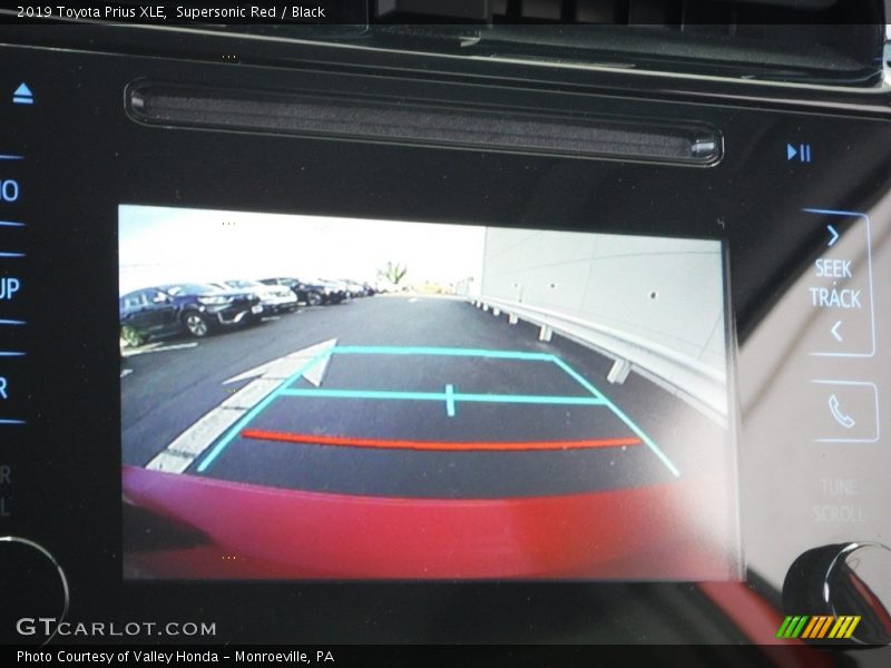 Supersonic Red / Black 2019 Toyota Prius XLE
