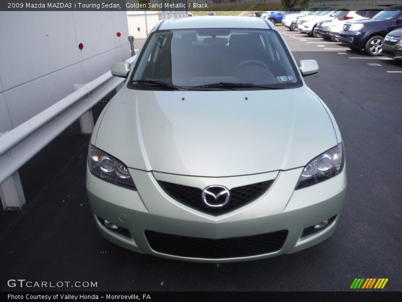 Golden Sand Metallic / Black 2009 Mazda MAZDA3 i Touring Sedan