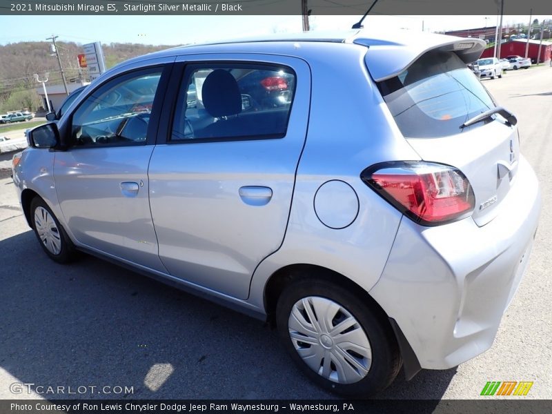 Starlight Silver Metallic / Black 2021 Mitsubishi Mirage ES