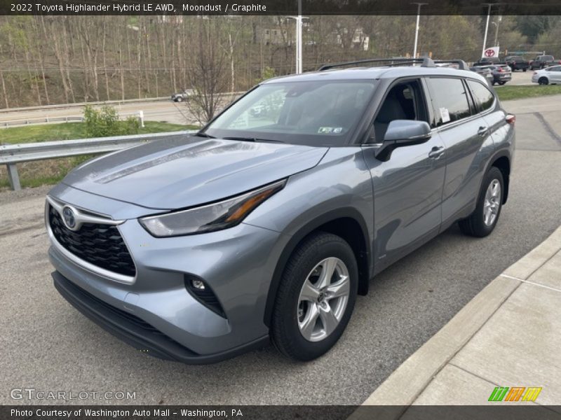 Moondust / Graphite 2022 Toyota Highlander Hybrid LE AWD