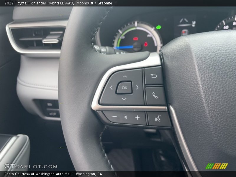 Moondust / Graphite 2022 Toyota Highlander Hybrid LE AWD