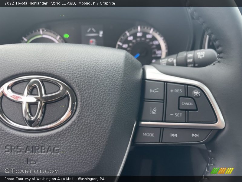 Moondust / Graphite 2022 Toyota Highlander Hybrid LE AWD