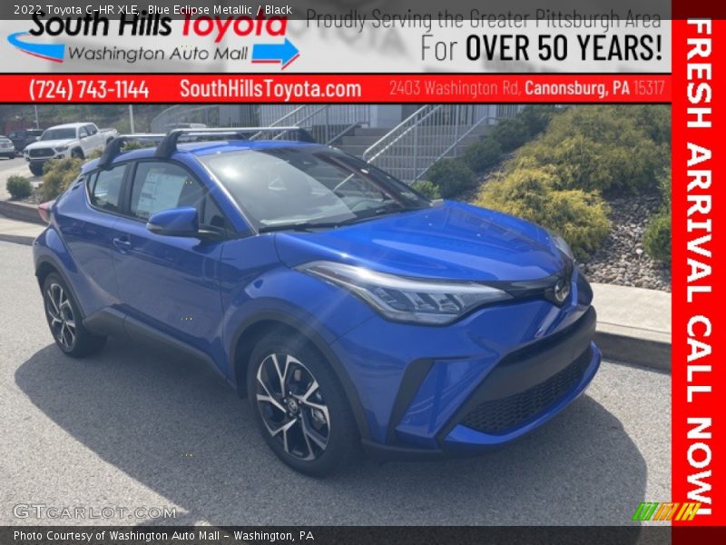 Blue Eclipse Metallic / Black 2022 Toyota C-HR XLE