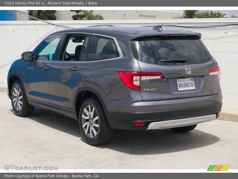 Modern Steel Metallic / Black 2020 Honda Pilot EX-L