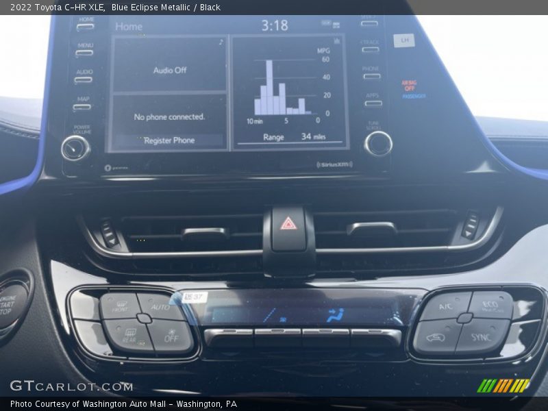 Controls of 2022 C-HR XLE