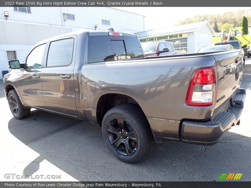 Granite Crystal Metallic / Black 2022 Ram 1500 Big Horn Night Edition Crew Cab 4x4