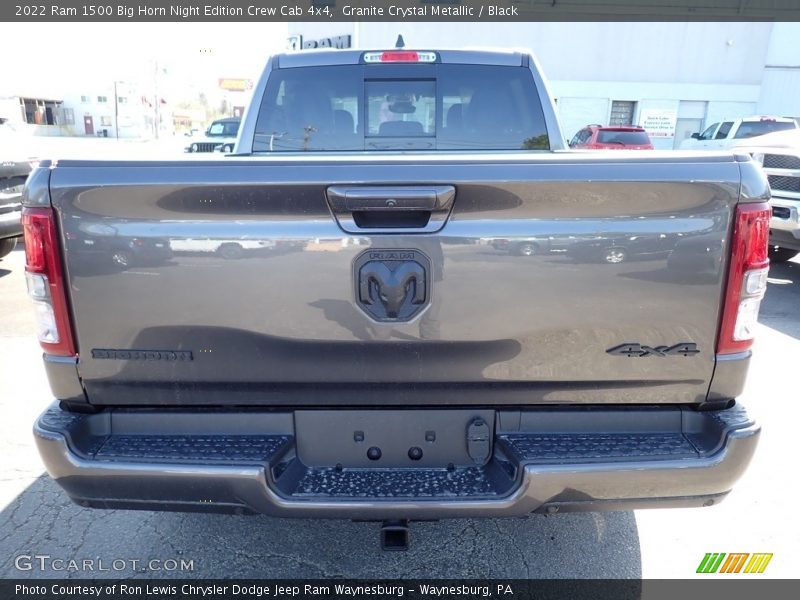 Granite Crystal Metallic / Black 2022 Ram 1500 Big Horn Night Edition Crew Cab 4x4