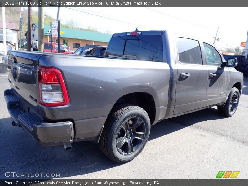Granite Crystal Metallic / Black 2022 Ram 1500 Big Horn Night Edition Crew Cab 4x4