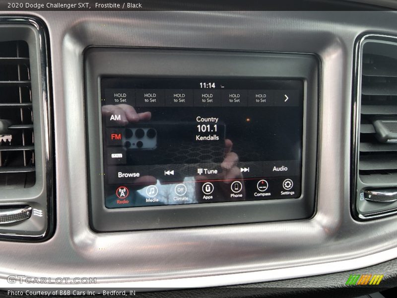 Frostbite / Black 2020 Dodge Challenger SXT