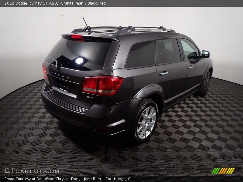 Granite Pearl / Black/Red 2018 Dodge Journey GT AWD