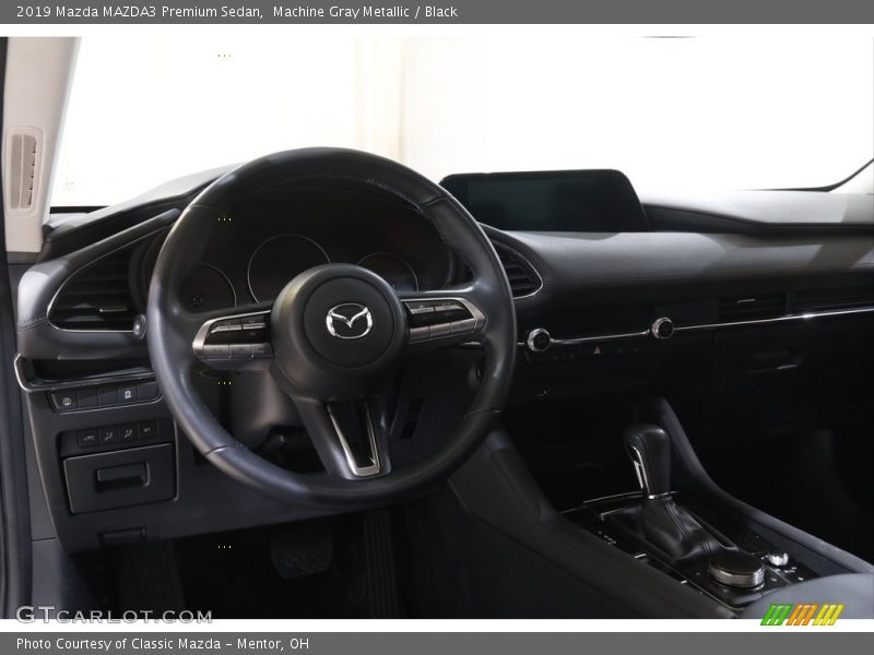 Machine Gray Metallic / Black 2019 Mazda MAZDA3 Premium Sedan
